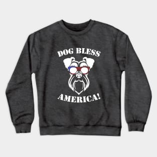 Dog Bless America Crewneck Sweatshirt